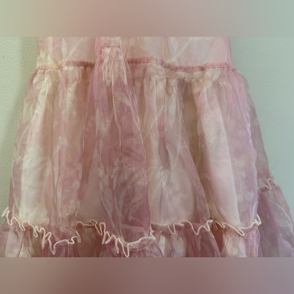 Free People Sweet Serenade Floral Open Back Mini Dress in Bubblegum Pink - S - Picture 7 of 16